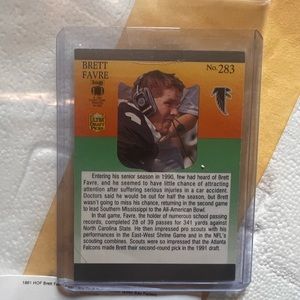 Rookie card Brett Favre 1991